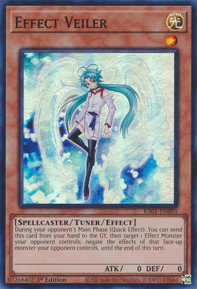 Effect Veiler [RA01-EN003] Super Rare | Mega City Incorporated