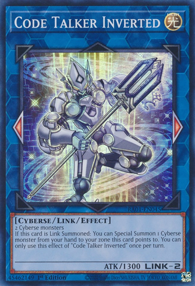 Code Talker Inverted [RA01-EN045] Super Rare | Mega City Incorporated