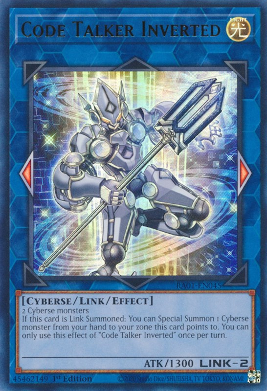 Code Talker Inverted [RA01-EN045] Ultra Rare | Mega City Incorporated