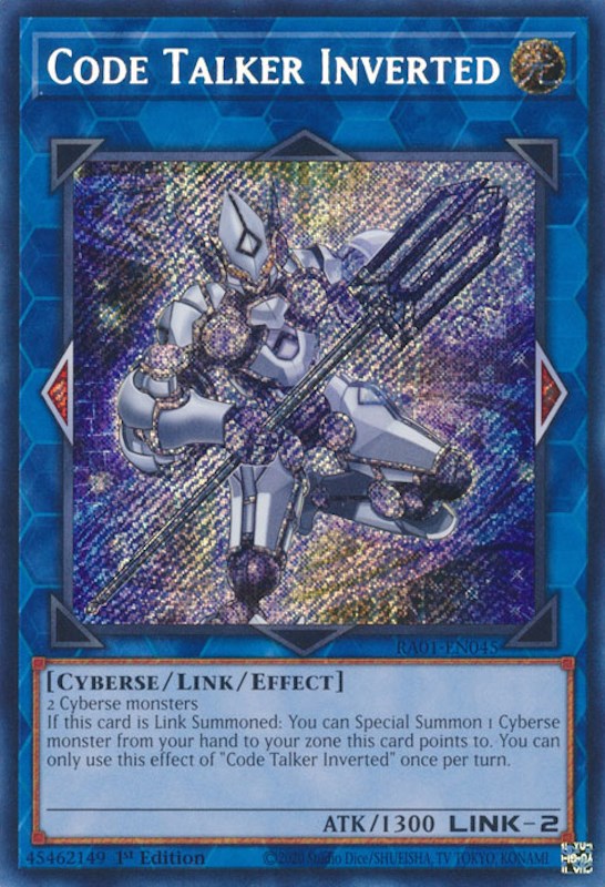 Code Talker Inverted [RA01-EN045] Secret Rare | Mega City Incorporated