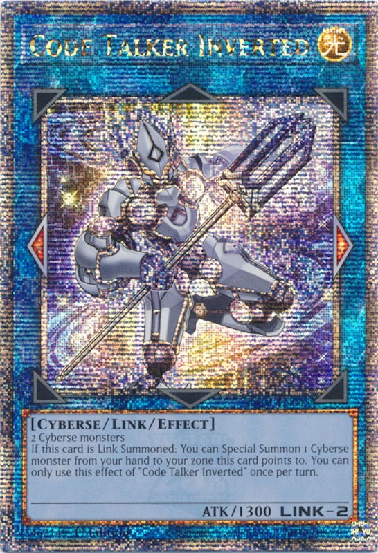 Code Talker Inverted [RA01-EN045] Quarter Century Secret Rare | Mega City Incorporated