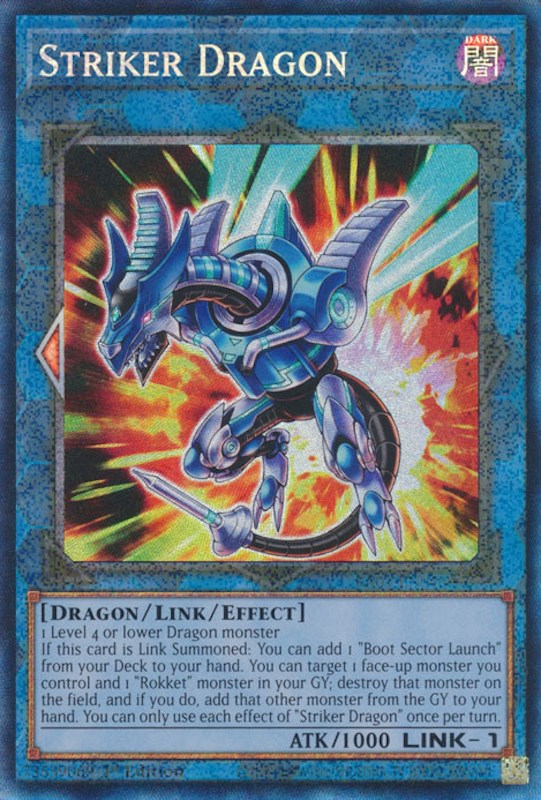 Striker Dragon [RA01-EN046] Prismatic Collector's Rare | Mega City Incorporated