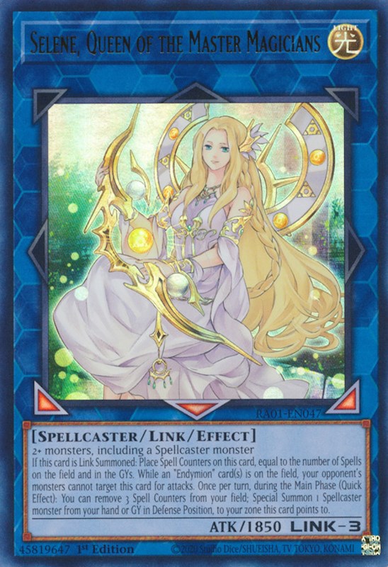 Selene, Queen of the Master Magicians [RA01-EN047] Ultra Rare | Mega City Incorporated