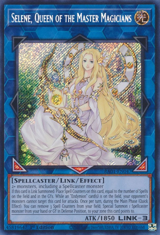 Selene, Queen of the Master Magicians [RA01-EN047] Secret Rare | Mega City Incorporated