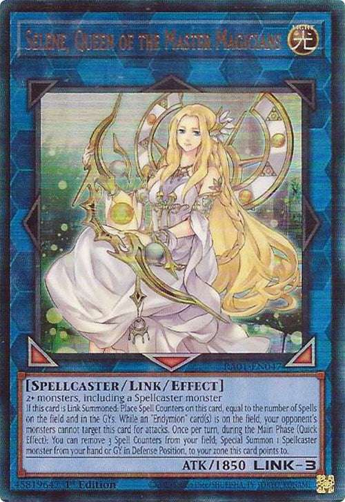 Selene, Queen of the Master Magicians [RA01-EN047] Prismatic Ultimate Rare | Mega City Incorporated