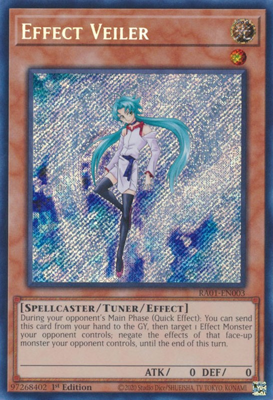 Effect Veiler [RA01-EN003] Secret Rare | Mega City Incorporated