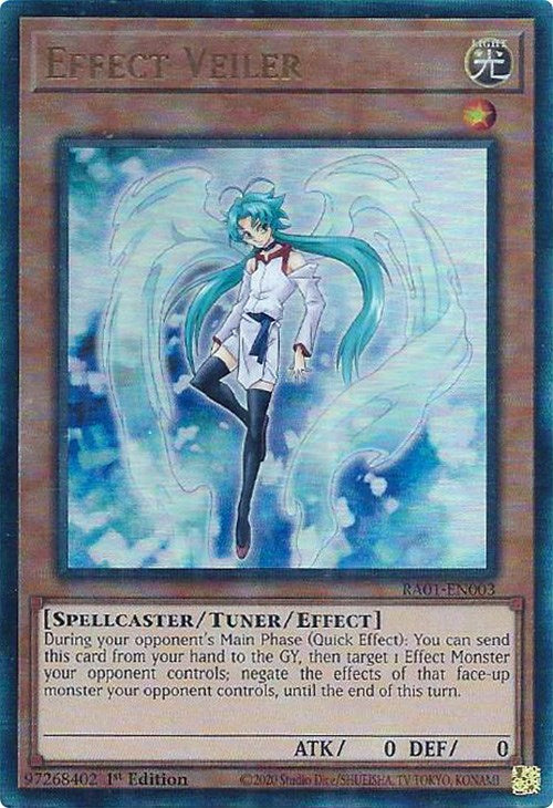 Effect Veiler [RA01-EN003] Prismatic Ultimate Rare | Mega City Incorporated