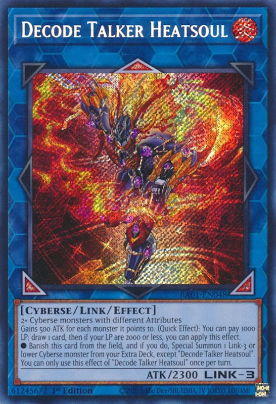 Decode Talker Heatsoul [RA01-EN048] Secret Rare | Mega City Incorporated