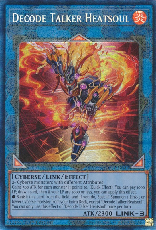 Decode Talker Heatsoul [RA01-EN048] Prismatic Collector's Rare | Mega City Incorporated