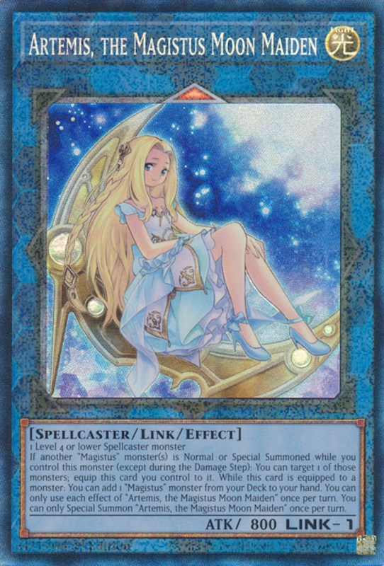 Artemis, the Magistus Moon Maiden [RA01-EN049] Prismatic Collector's Rare | Mega City Incorporated