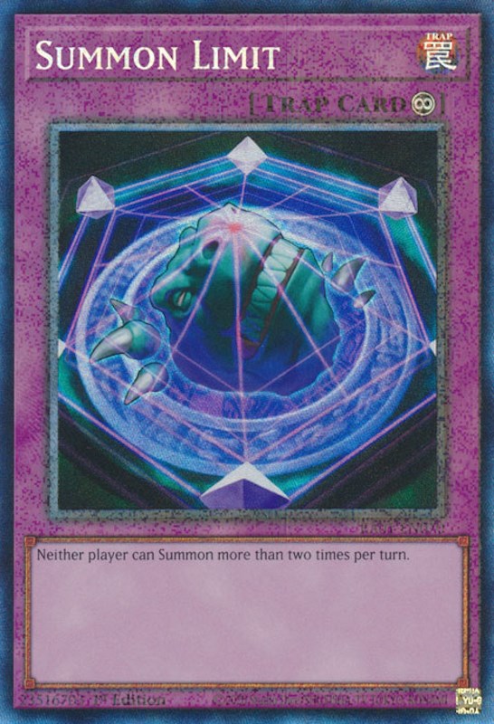 Summon Limit [RA01-EN070] Prismatic Collector's Rare | Mega City Incorporated