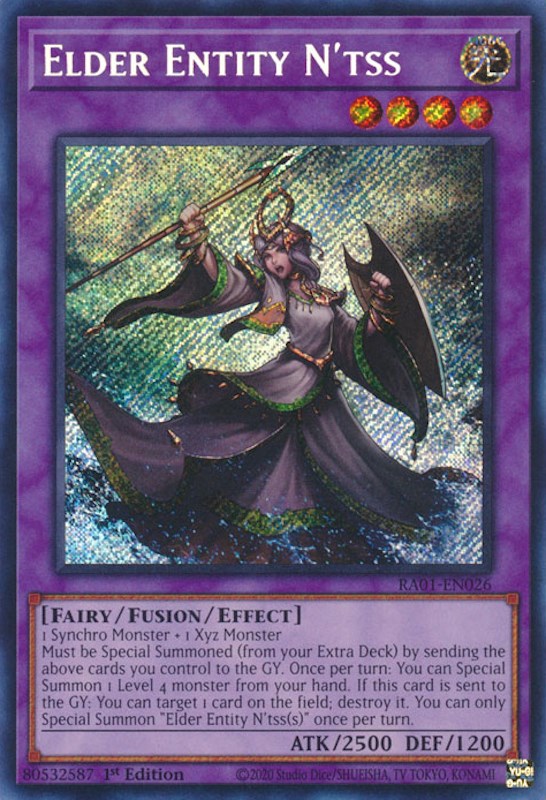 Elder Entity N'tss [RA01-EN026] Secret Rare | Mega City Incorporated