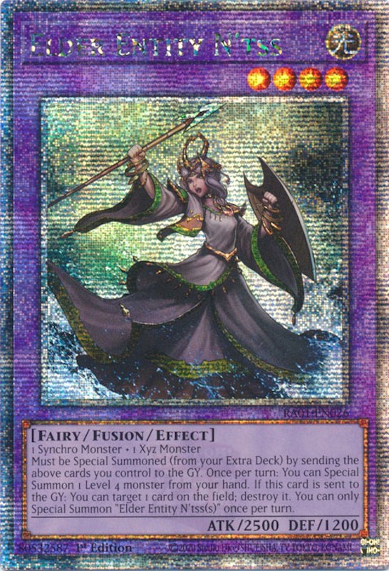 Elder Entity N'tss [RA01-EN026] Quarter Century Secret Rare | Mega City Incorporated