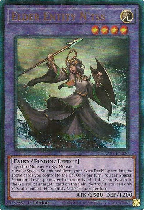 Elder Entity N'tss [RA01-EN026] Prismatic Ultimate Rare | Mega City Incorporated