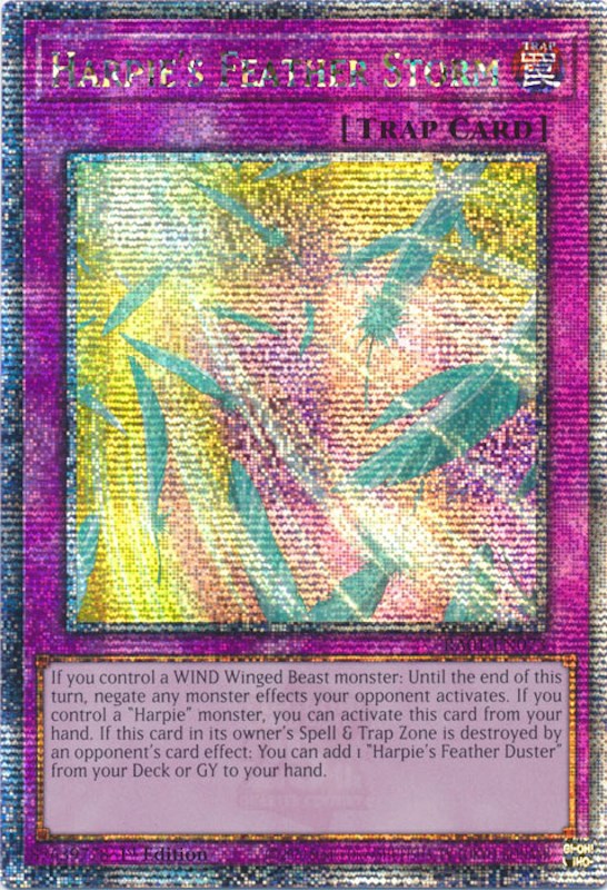 Harpie's Feather Storm [RA01-EN073] Quarter Century Secret Rare | Mega City Incorporated