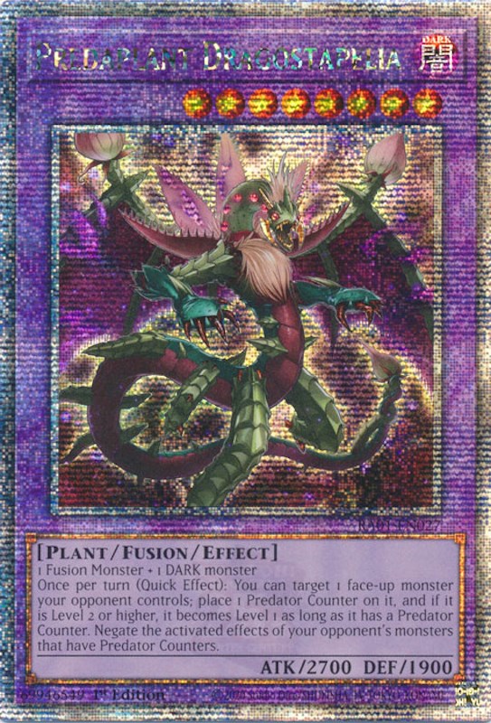 Predaplant Dragostapelia [RA01-EN027] Quarter Century Secret Rare | Mega City Incorporated