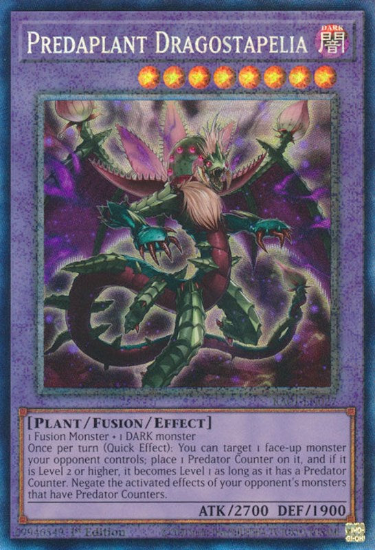 Predaplant Dragostapelia [RA01-EN027] Prismatic Collector's Rare | Mega City Incorporated