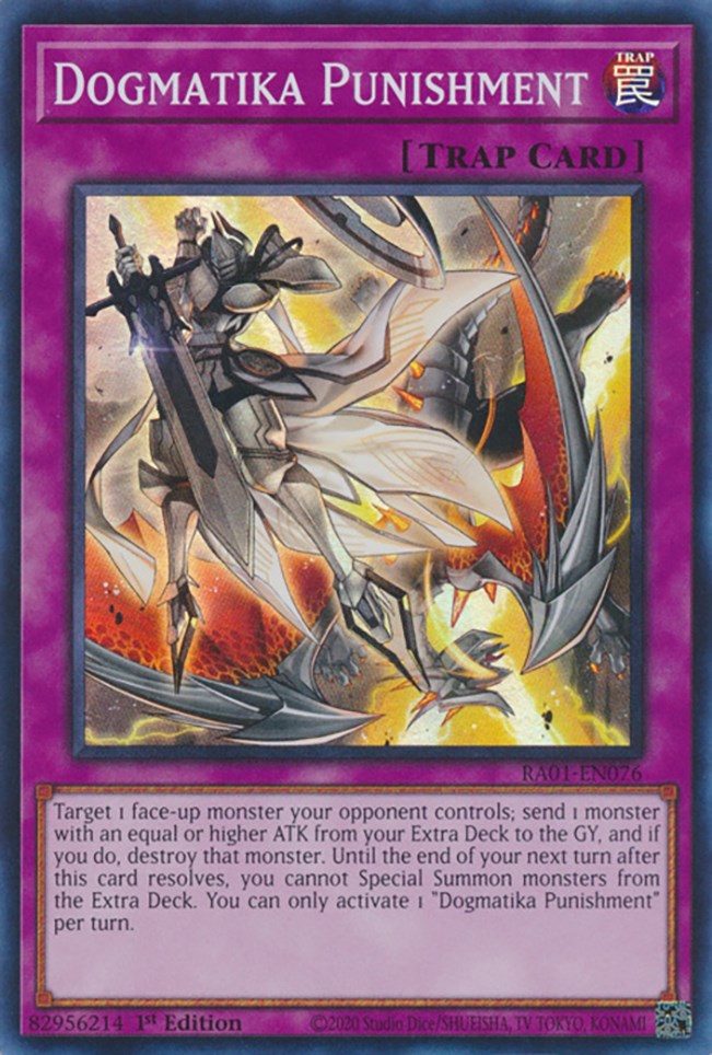 Dogmatika Punishment [RA01-EN076] Super Rare | Mega City Incorporated
