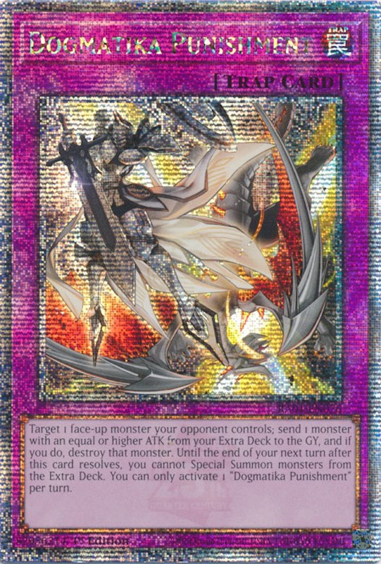 Dogmatika Punishment [RA01-EN076] Quarter Century Secret Rare | Mega City Incorporated