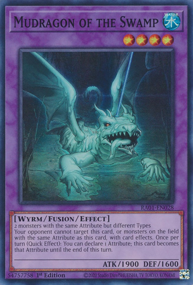 Mudragon of the Swamp [RA01-EN028] Super Rare | Mega City Incorporated