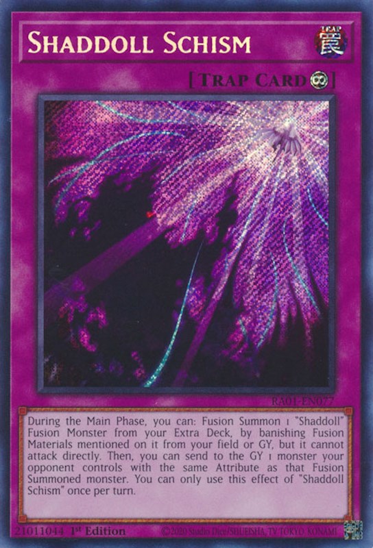 Shaddoll Schism [RA01-EN077] Secret Rare | Mega City Incorporated