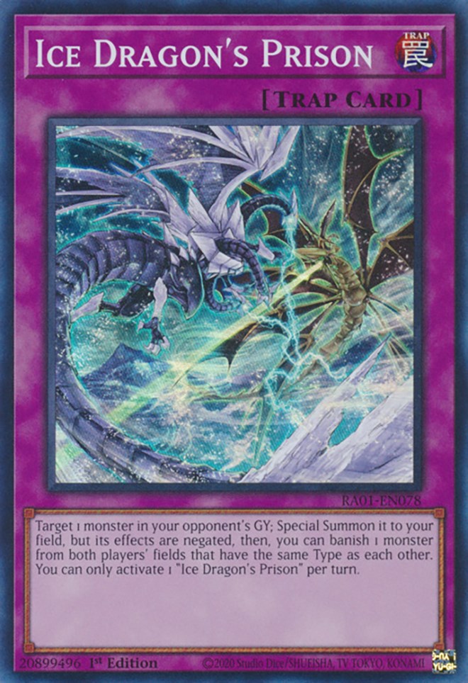 Ice Dragon's Prison [RA01-EN078] Super Rare | Mega City Incorporated