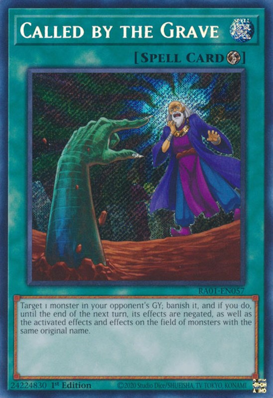 Called by the Grave [RA01-EN057] Secret Rare | Mega City Incorporated