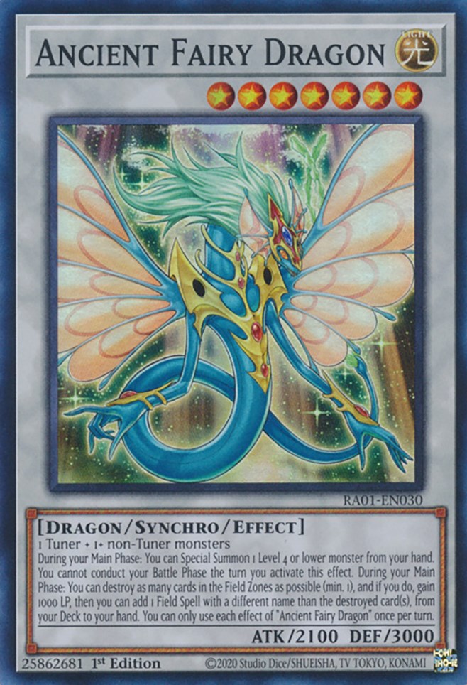 Ancient Fairy Dragon [RA01-EN030] Super Rare | Mega City Incorporated