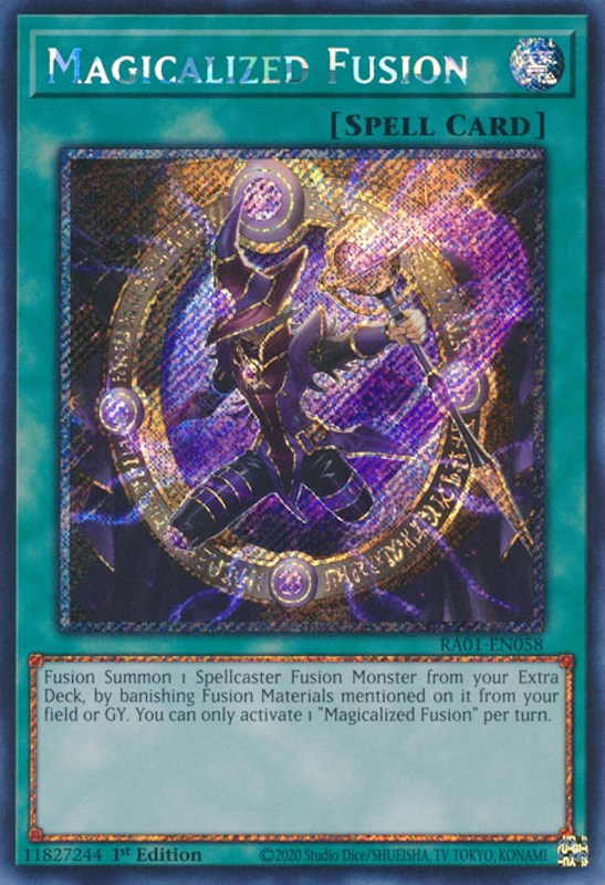 Magicalized Fusion [RA01-EN058] Platinum Secret Rare | Mega City Incorporated