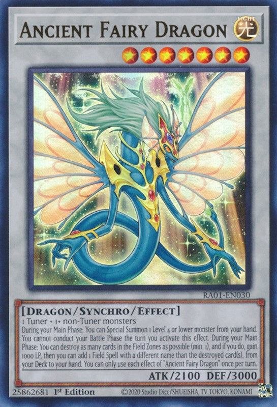 Ancient Fairy Dragon [RA01-EN030] Ultra Rare | Mega City Incorporated