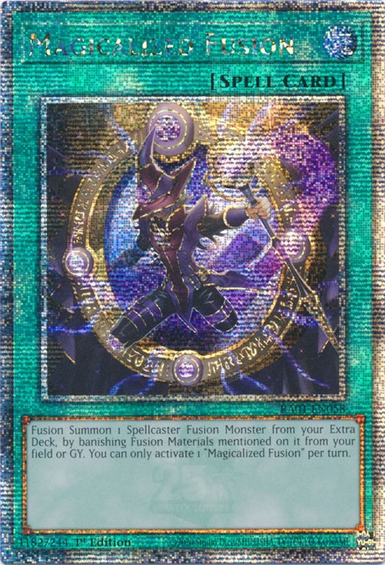 Magicalized Fusion [RA01-EN058] Quarter Century Secret Rare | Mega City Incorporated