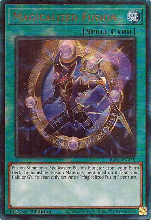 Magicalized Fusion [RA01-EN058] Prismatic Ultimate Rare | Mega City Incorporated