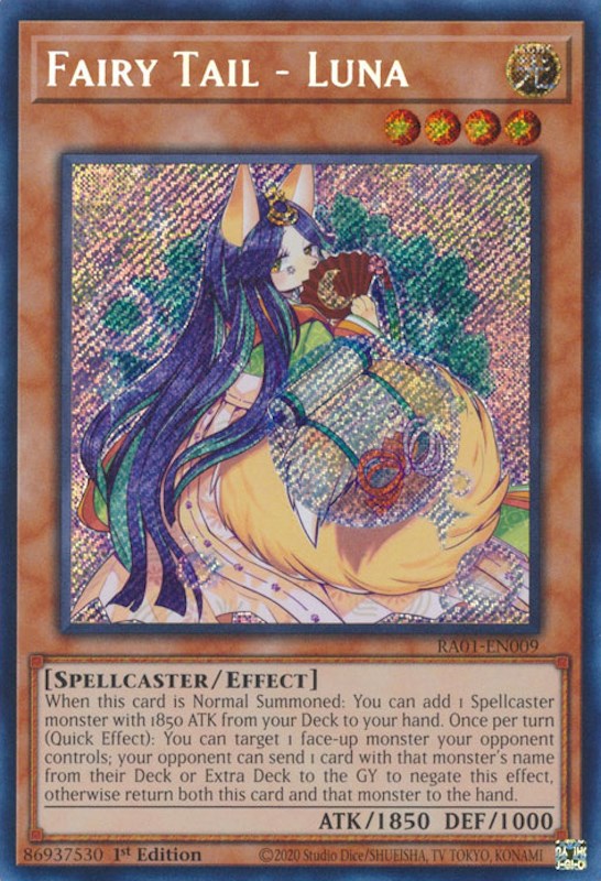 Fairy Tail - Luna [RA01-EN009] Secret Rare | Mega City Incorporated