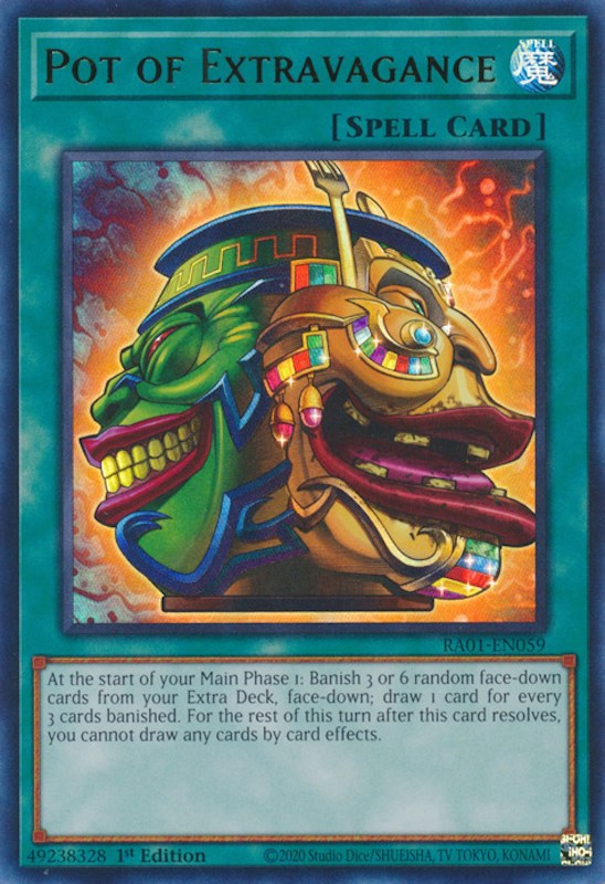 Pot of Extravagance [RA01-EN059] Ultra Rare | Mega City Incorporated