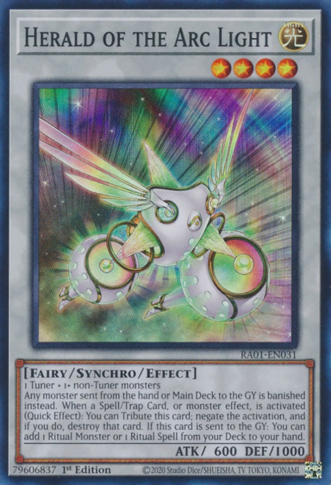 Herald of the Arc Light [RA01-EN031] Super Rare | Mega City Incorporated