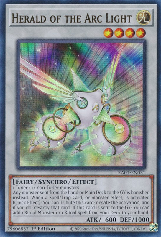 Herald of the Arc Light [RA01-EN031] Ultra Rare | Mega City Incorporated