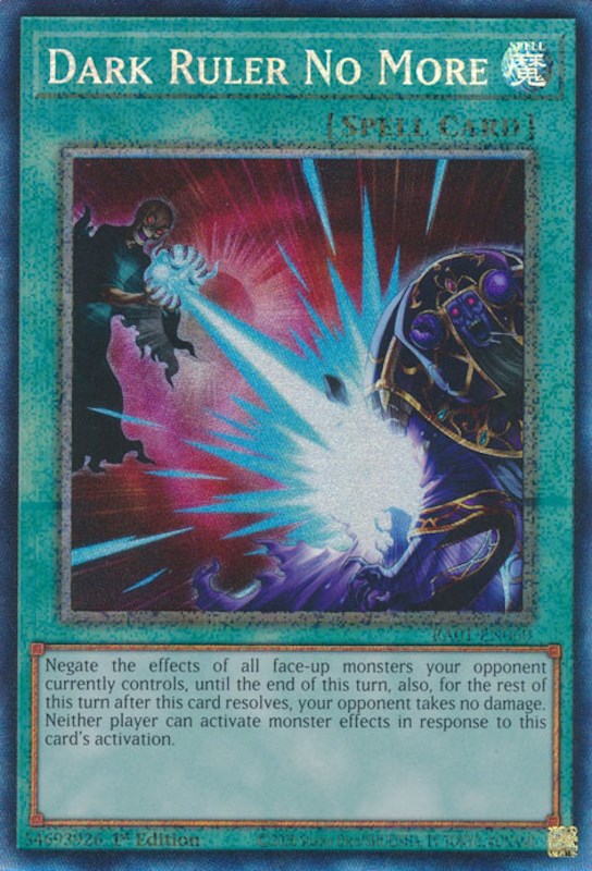 Dark Ruler No More [RA01-EN060] Prismatic Collector's Rare | Mega City Incorporated