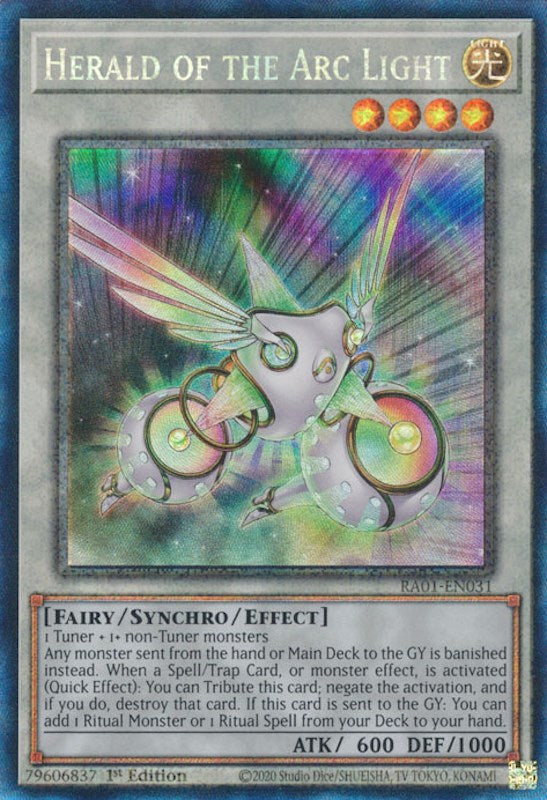 Herald of the Arc Light [RA01-EN031] Prismatic Collector's Rare | Mega City Incorporated