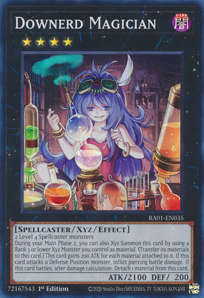 Downerd Magician [RA01-EN035] Super Rare | Mega City Incorporated