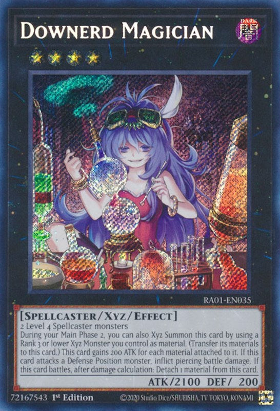 Downerd Magician [RA01-EN035] Secret Rare | Mega City Incorporated