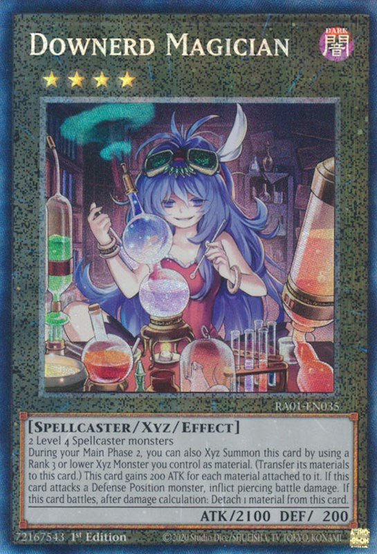 Downerd Magician [RA01-EN035] Prismatic Collector's Rare | Mega City Incorporated