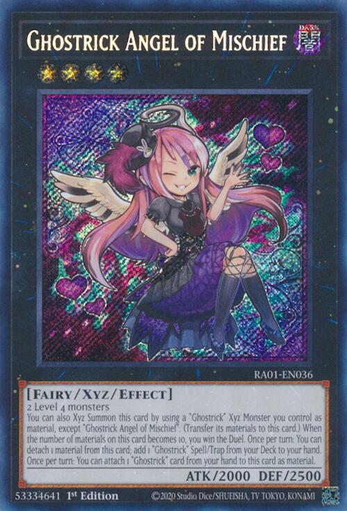 Ghostrick Angel of Mischief [RA01-EN036] Secret Rare | Mega City Incorporated