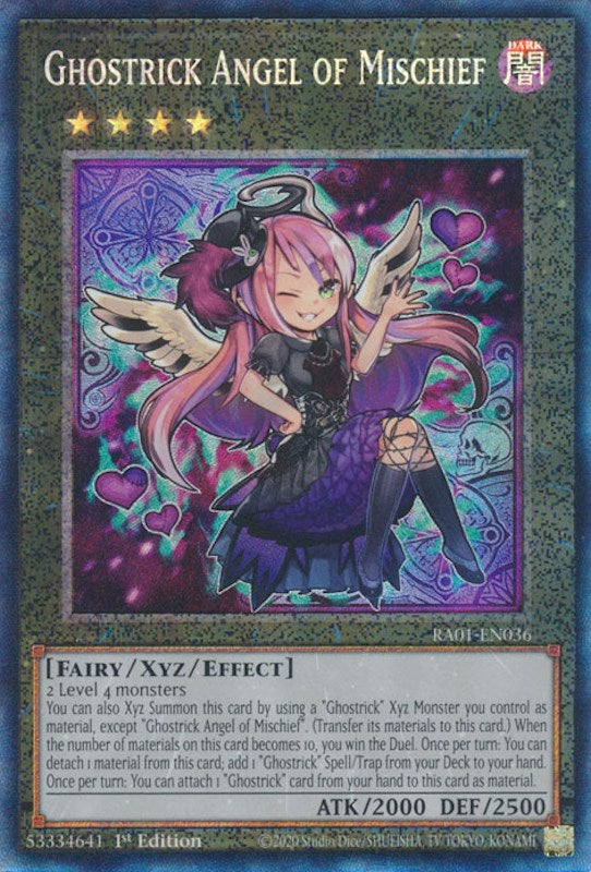 Ghostrick Angel of Mischief [RA01-EN036] Prismatic Collector's Rare | Mega City Incorporated