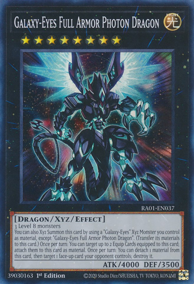 Galaxy-Eyes Full Armor Photon Dragon [RA01-EN037] Super Rare | Mega City Incorporated