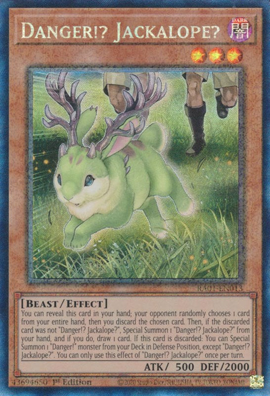 Danger!? Jackalope? [RA01-EN013] Prismatic Collector's Rare | Mega City Incorporated