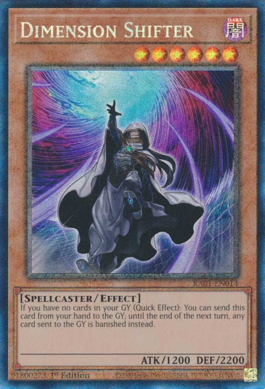 Dimension Shifter [RA01-EN014] Prismatic Collector's Rare | Mega City Incorporated