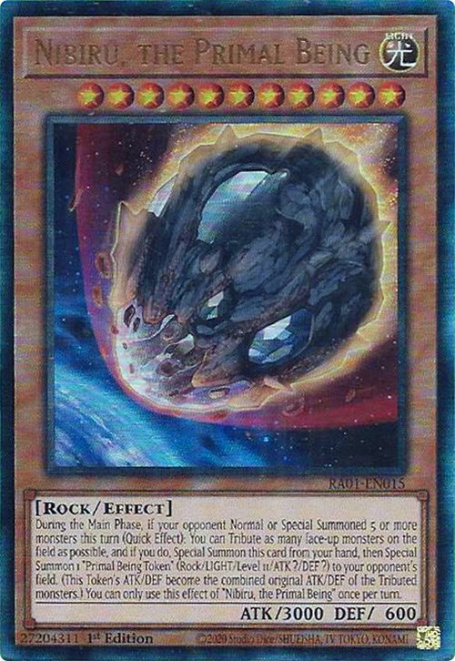 Nibiru, the Primal Being [RA01-EN015] Prismatic Ultimate Rare | Mega City Incorporated