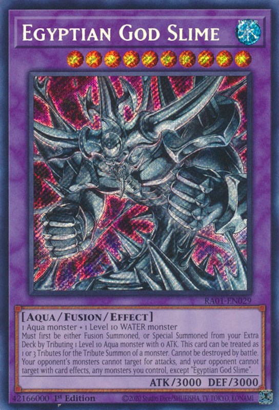 Egyptian God Slime [RA01-EN029] Secret Rare | Mega City Incorporated