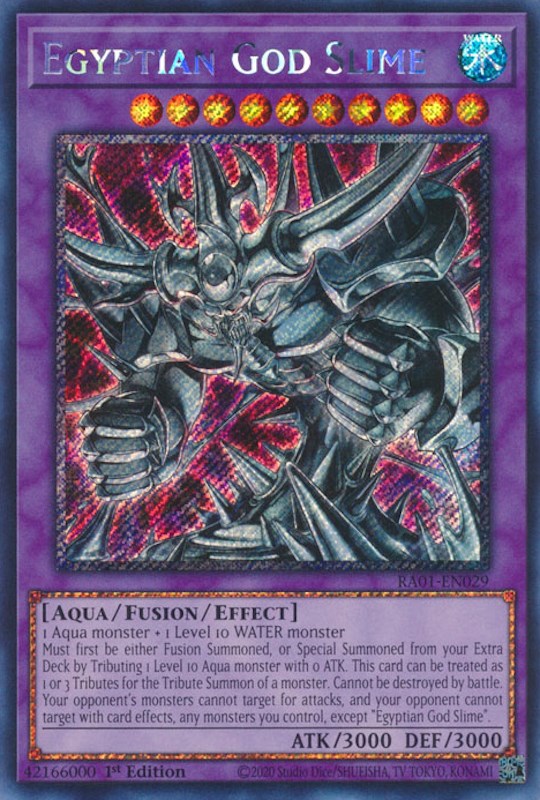 Egyptian God Slime [RA01-EN029] Platinum Secret Rare | Mega City Incorporated