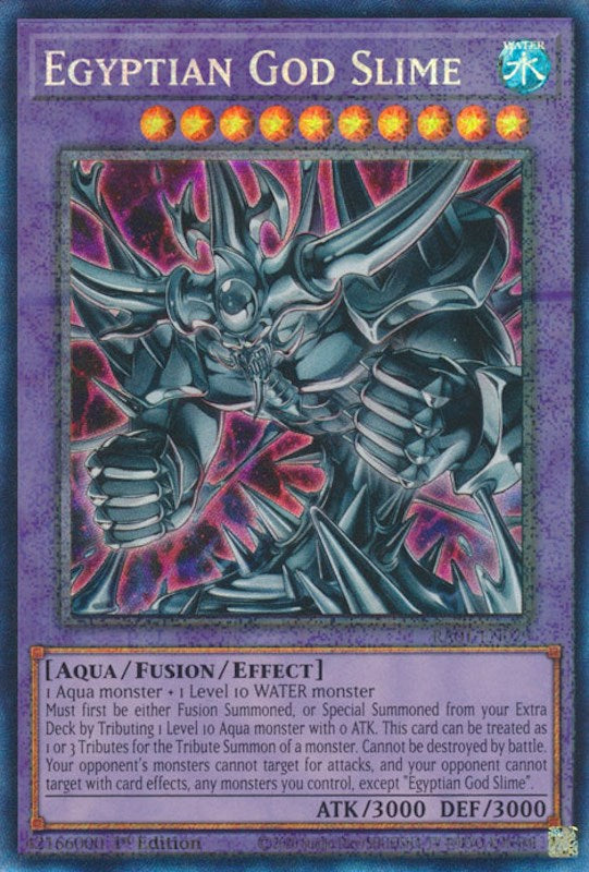 Egyptian God Slime [RA01-EN029] Prismatic Collector's Rare | Mega City Incorporated